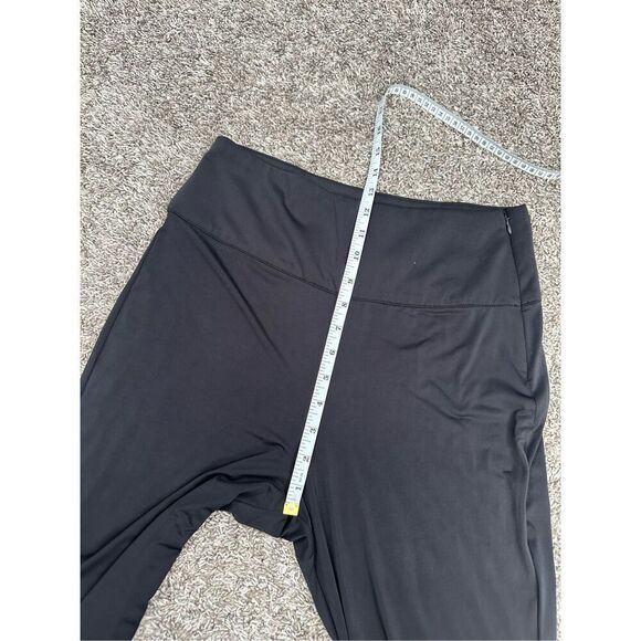 NWT Lovers + Friends Black Wide Leg Flowy Palazzo Pants High Rise Soft Silky M - Picture 7 of 11